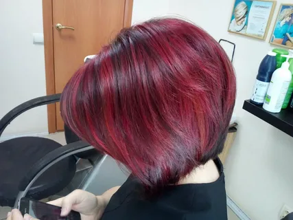 Красное окрашивание, каре